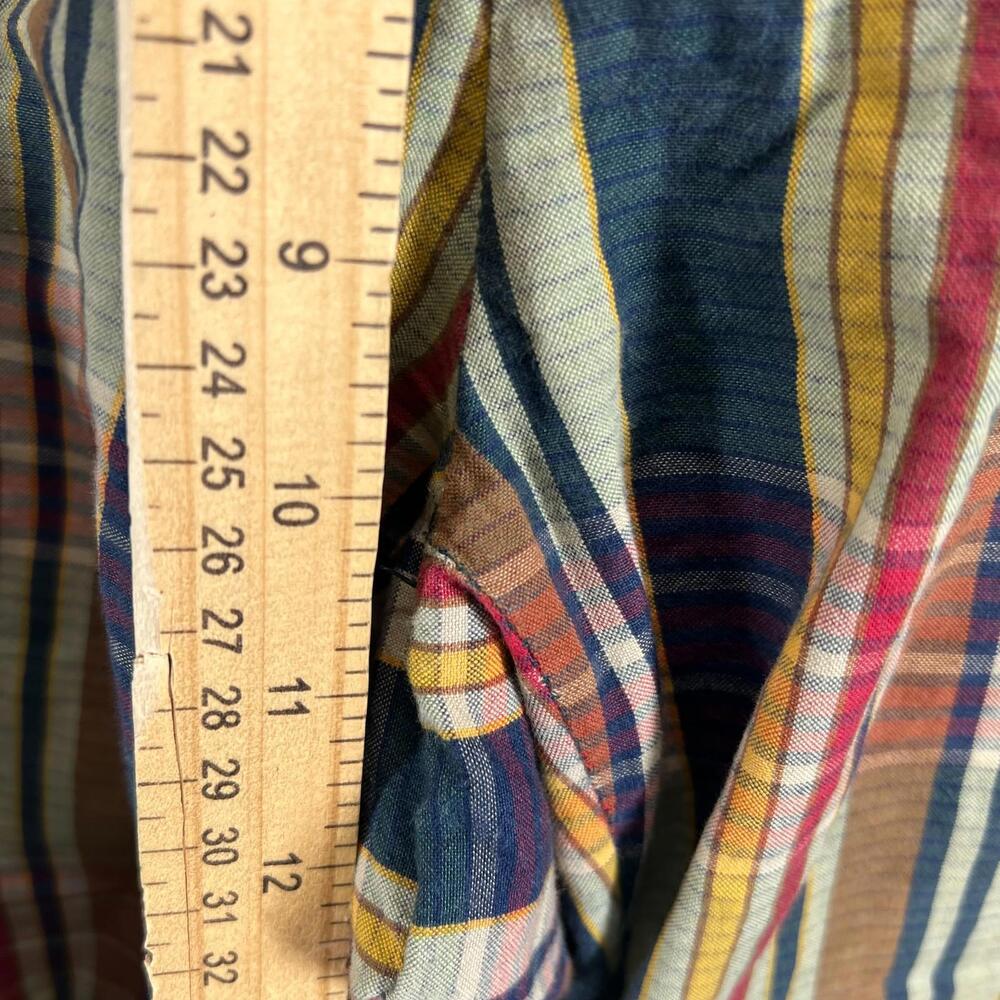 Vintage Polo Ralph Lauren Shorts Mens 34 India Madras Plaid Preppy 90s Straight - Picture 4 of 9